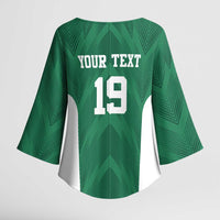 Custom Mexico Football Kimono Sleeve Blouse El Tricolor World Cup Style - Wonder Print Shop