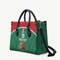 Custom Mexico Football Leather Bag El Tricolor World Cup Style - Wonder Print Shop