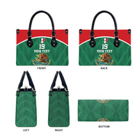 Custom Mexico Football Leather Bag El Tricolor World Cup Style - Wonder Print Shop