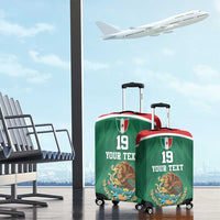 Custom Mexico Football Luggage Cover El Tricolor World Cup Style - Wonder Print Shop