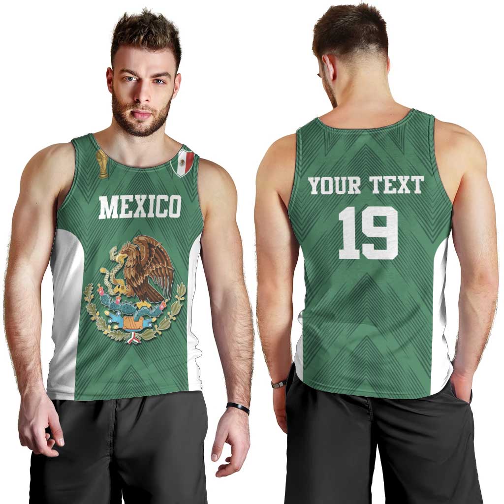 Custom Mexico Football Men Tank Top El Tricolor World Cup Style - Wonder Print Shop