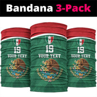 Custom Mexico Football Neck Gaiter El Tricolor World Cup Style - Wonder Print Shop