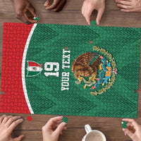Custom Mexico Football Puzzle El Tricolor World Cup Style - Wonder Print Shop