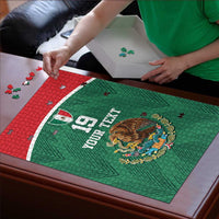 Custom Mexico Football Puzzle El Tricolor World Cup Style - Wonder Print Shop