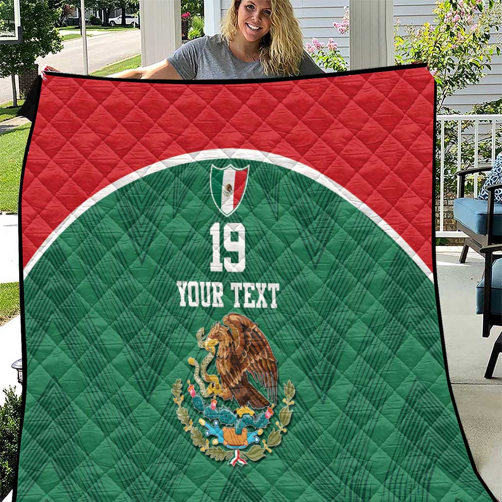 Custom Mexico Football Quilt El Tricolor World Cup Style - Wonder Print Shop