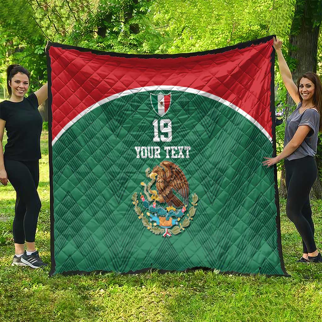 Custom Mexico Football Quilt El Tricolor World Cup Style - Wonder Print Shop
