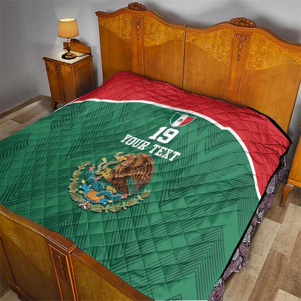 Custom Mexico Football Quilt El Tricolor World Cup Style - Wonder Print Shop