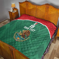 Custom Mexico Football Quilt El Tricolor World Cup Style - Wonder Print Shop