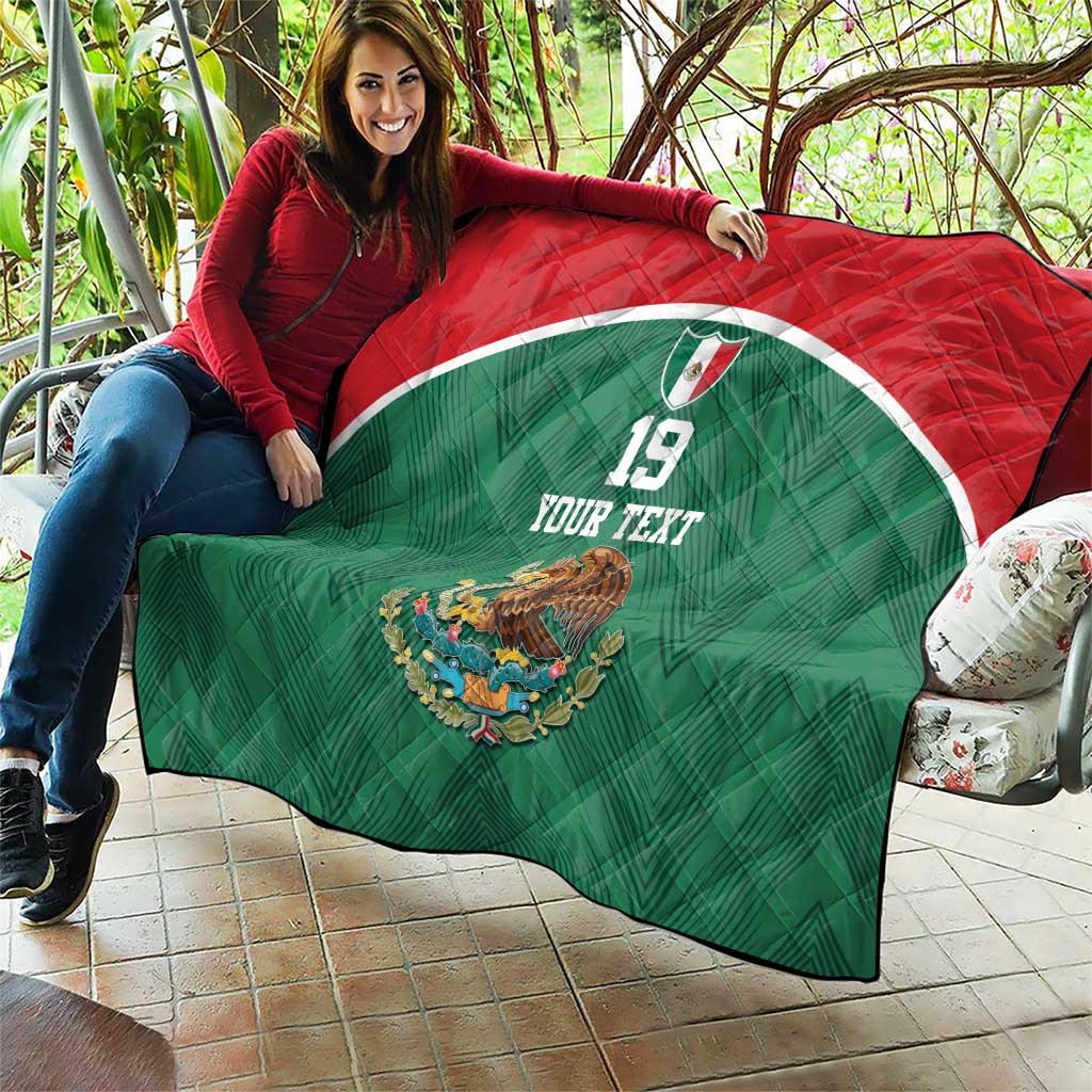 Custom Mexico Football Quilt El Tricolor World Cup Style - Wonder Print Shop
