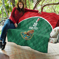 Custom Mexico Football Quilt El Tricolor World Cup Style - Wonder Print Shop