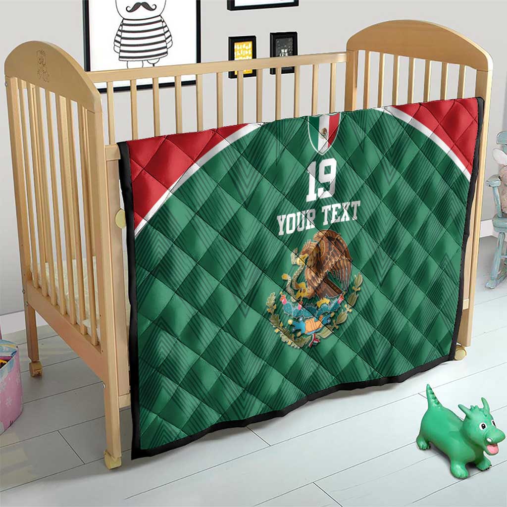 Custom Mexico Football Quilt El Tricolor World Cup Style - Wonder Print Shop