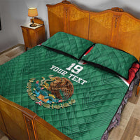 Custom Mexico Football Quilt Bed Set El Tricolor World Cup Style - Wonder Print Shop