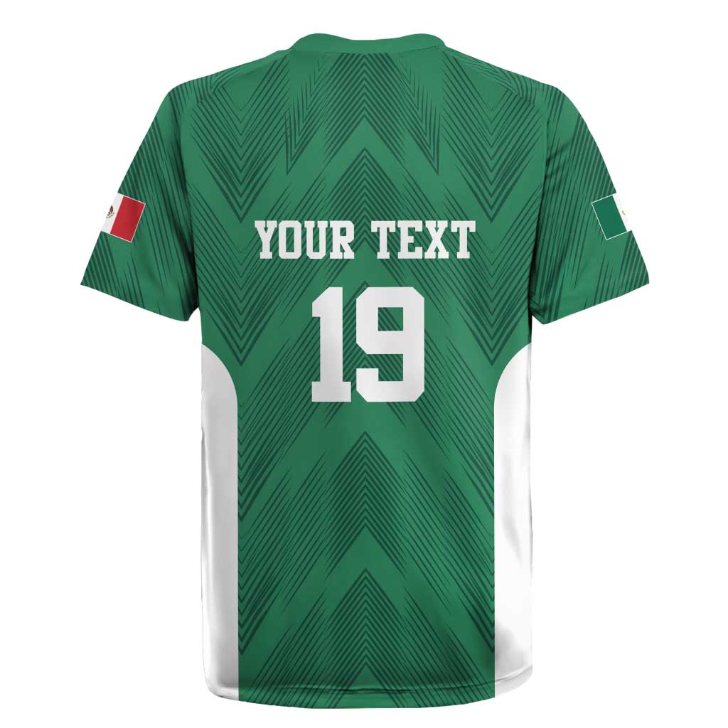 Custom Mexico Football Rugby Jersey El Tricolor World Cup Style - Wonder Print Shop