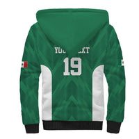 Custom Mexico Football Sherpa Hoodie El Tricolor World Cup Style - Wonder Print Shop