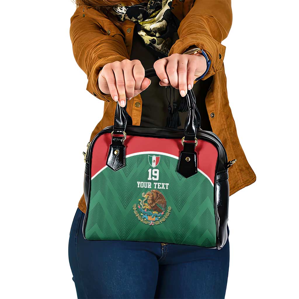 Custom Mexico Football Shoulder Handbag El Tricolor World Cup Style - Wonder Print Shop
