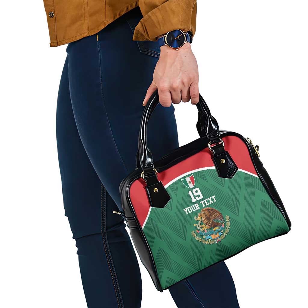 Custom Mexico Football Shoulder Handbag El Tricolor World Cup Style - Wonder Print Shop