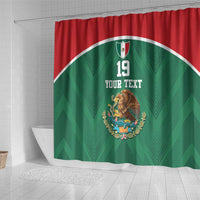 Custom Mexico Football Shower Curtain El Tricolor World Cup Style - Wonder Print Shop