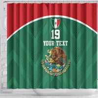 Custom Mexico Football Shower Curtain El Tricolor World Cup Style - Wonder Print Shop