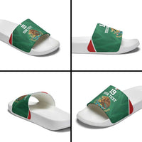 Custom Mexico Football Slide Sandals El Tricolor World Cup Style - Wonder Print Shop