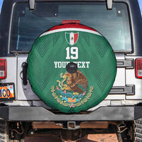 Custom Mexico Football Spare Tire Cover El Tricolor World Cup Style - Wonder Print Shop