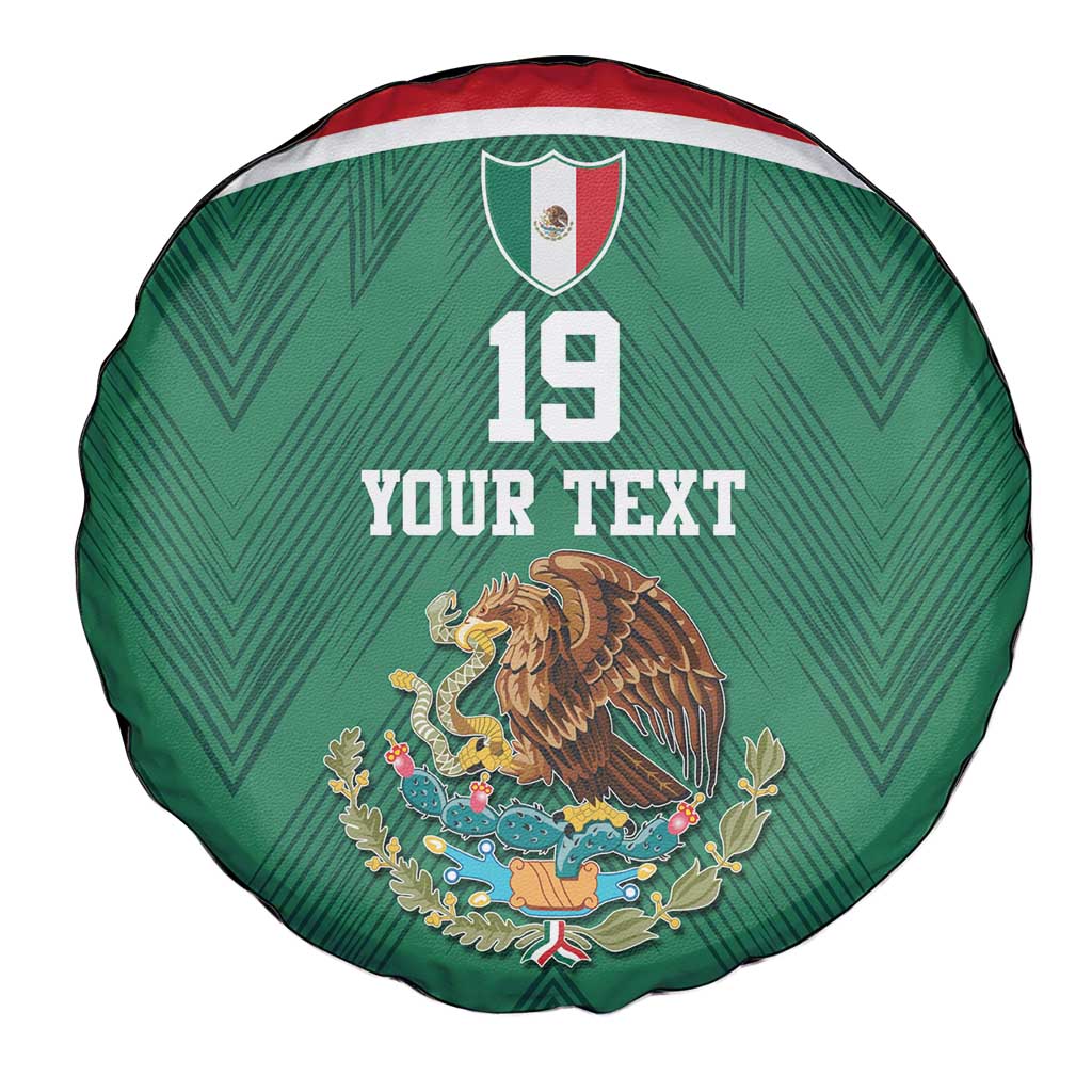 Custom Mexico Football Spare Tire Cover El Tricolor World Cup Style - Wonder Print Shop