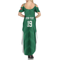Custom Mexico Football Summer Maxi Dress El Tricolor World Cup Style - Wonder Print Shop