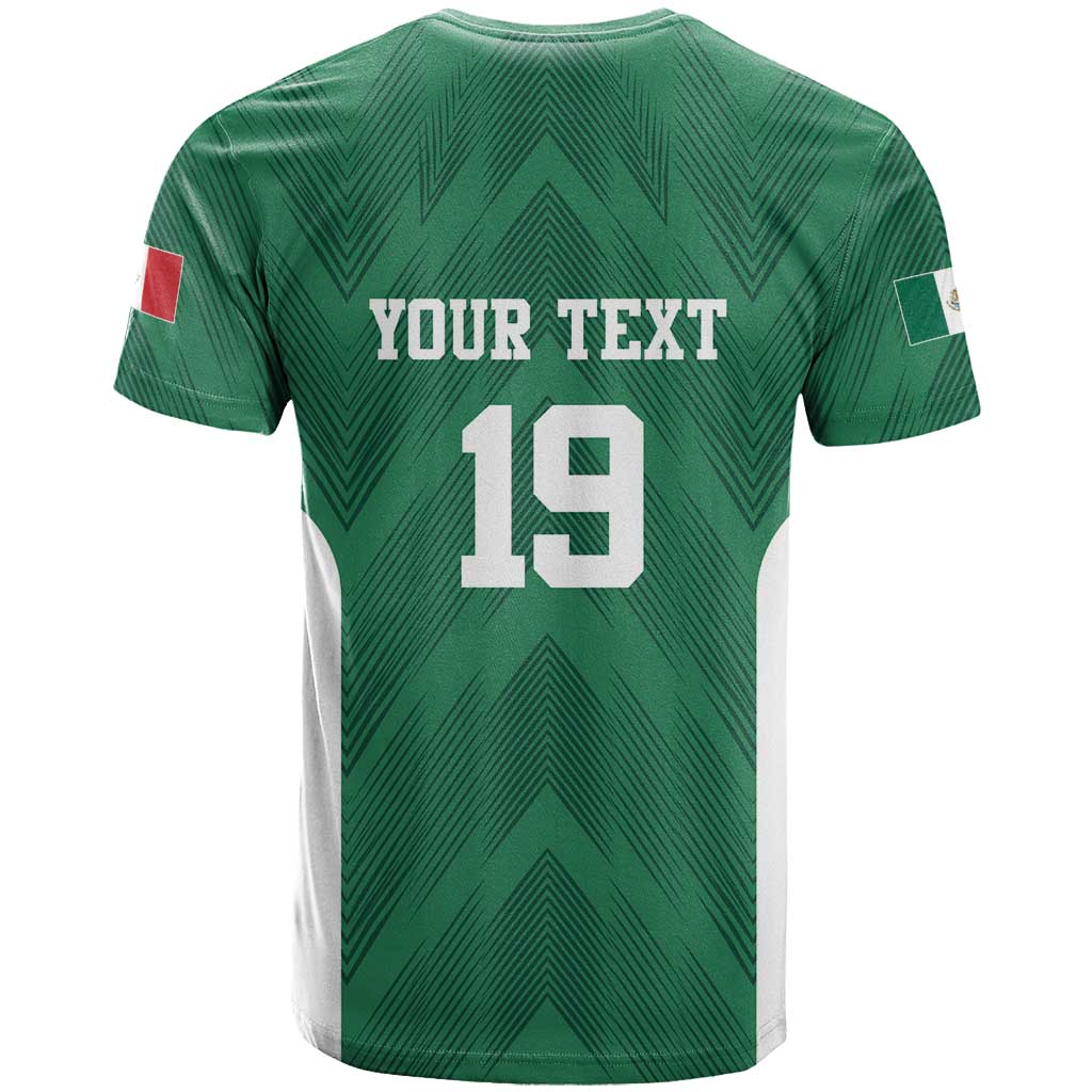 Custom Mexico Football T Shirt El Tricolor World Cup Style - Wonder Print Shop