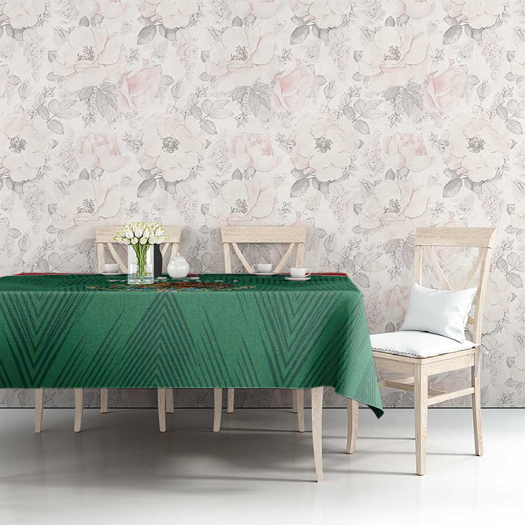 Custom Mexico Football Tablecloth El Tricolor World Cup Style - Wonder Print Shop
