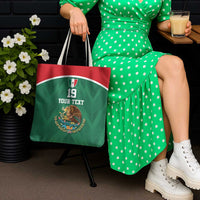 Custom Mexico Football Tote Bag El Tricolor World Cup Style - Wonder Print Shop