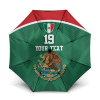 Custom Mexico Football Umbrella El Tricolor World Cup Style - Wonder Print Shop