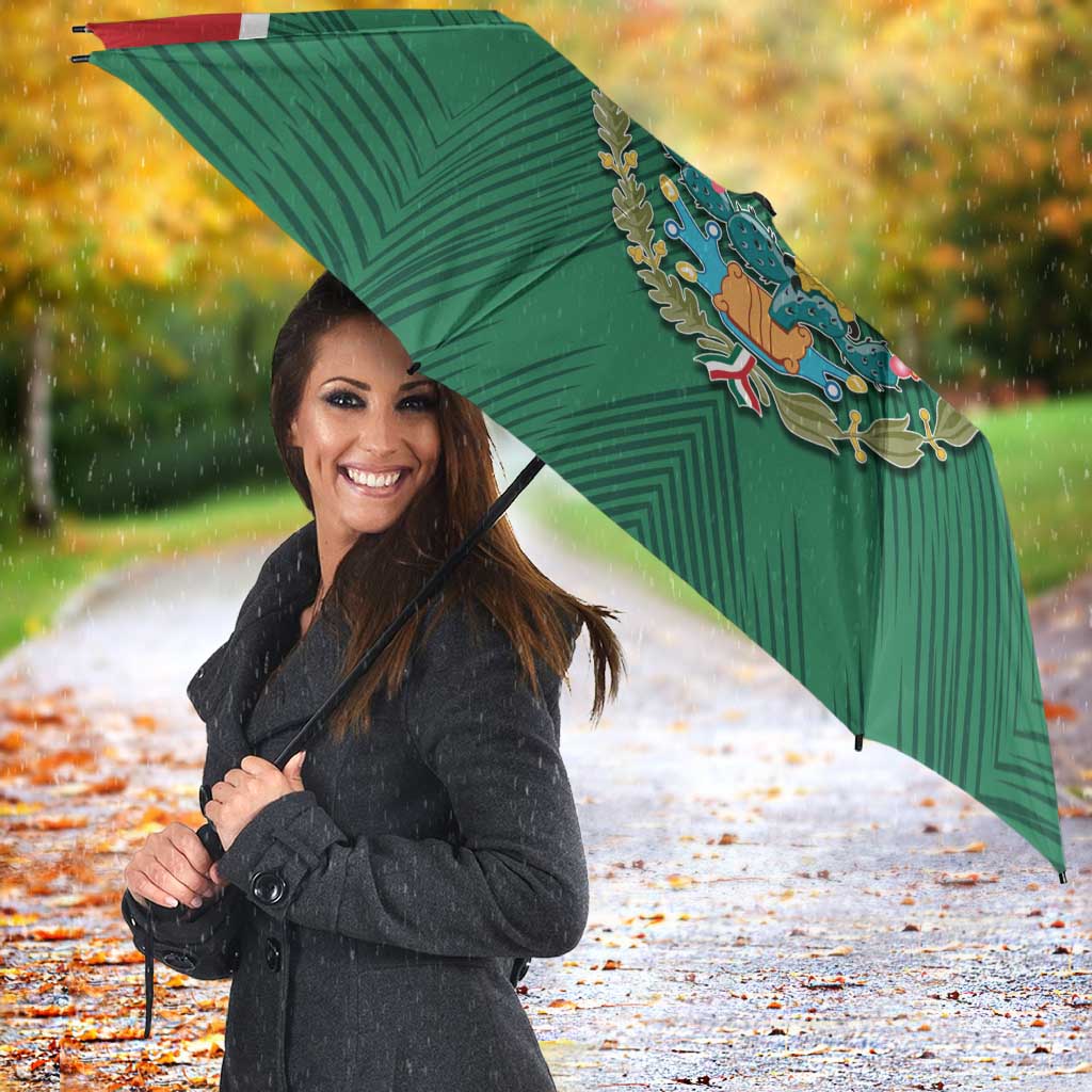 Custom Mexico Football Umbrella El Tricolor World Cup Style - Wonder Print Shop