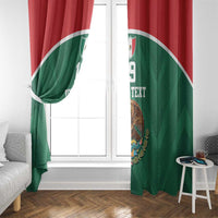 Custom Mexico Football Window Curtain El Tricolor World Cup Style - Wonder Print Shop