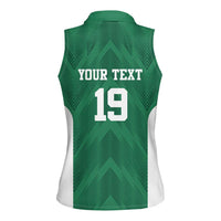 Custom Mexico Football Women Sleeveless Polo Shirt El Tricolor World Cup Style - Wonder Print Shop