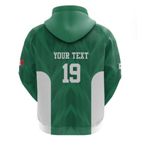 Custom Mexico Football Zip Hoodie El Tricolor World Cup Style - Wonder Print Shop