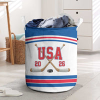 USA Ice Hockey Laundry Basket Let’s Go Champions