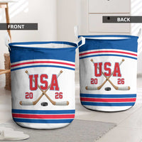 USA Ice Hockey Laundry Basket Let’s Go Champions
