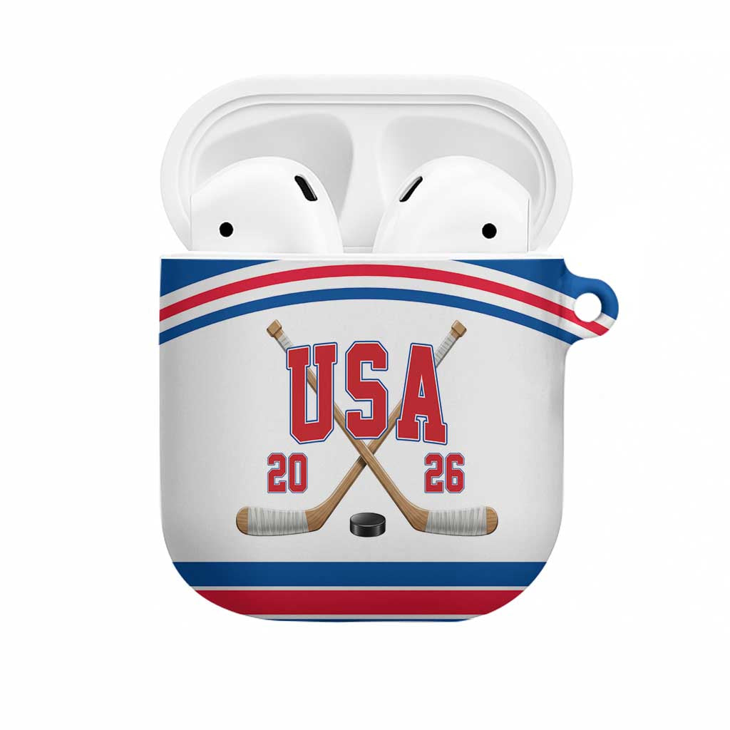 USA Ice Hockey AirPods Case Let’s Go Champions