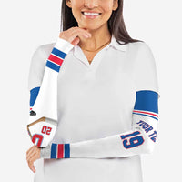 Custom USA Ice Hockey Arm Sleeves Let’s Go Champions