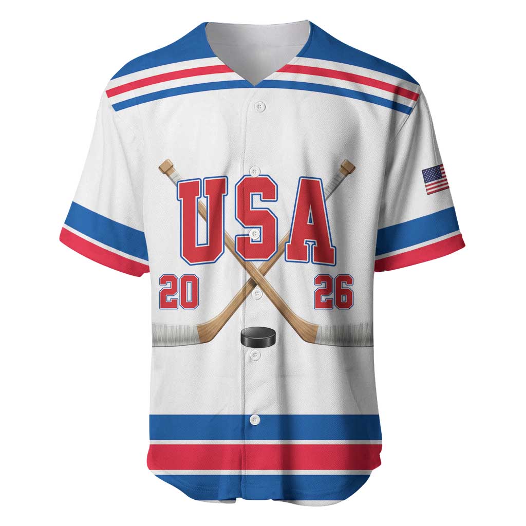 Custom USA Ice Hockey Baseball Jersey Let’s Go Champions