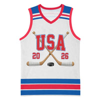 Custom USA Ice Hockey Basketball Jersey Let’s Go Champions