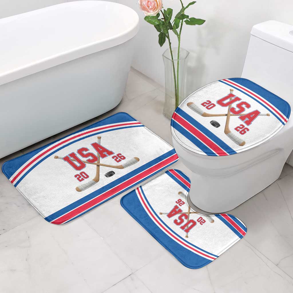 USA Ice Hockey Bathroom Set Let’s Go Champions