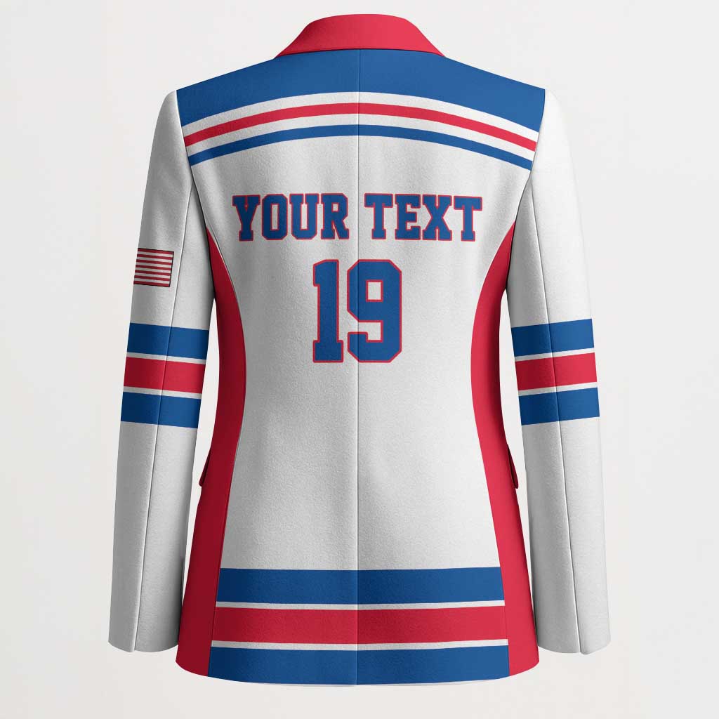 Custom USA Ice Hockey Blazer Let’s Go Champions