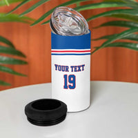 Custom USA Ice Hockey 4 in 1 Can Cooler Tumbler Let’s Go Champions