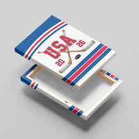 USA Ice Hockey Canvas Wall Art Let’s Go Champions