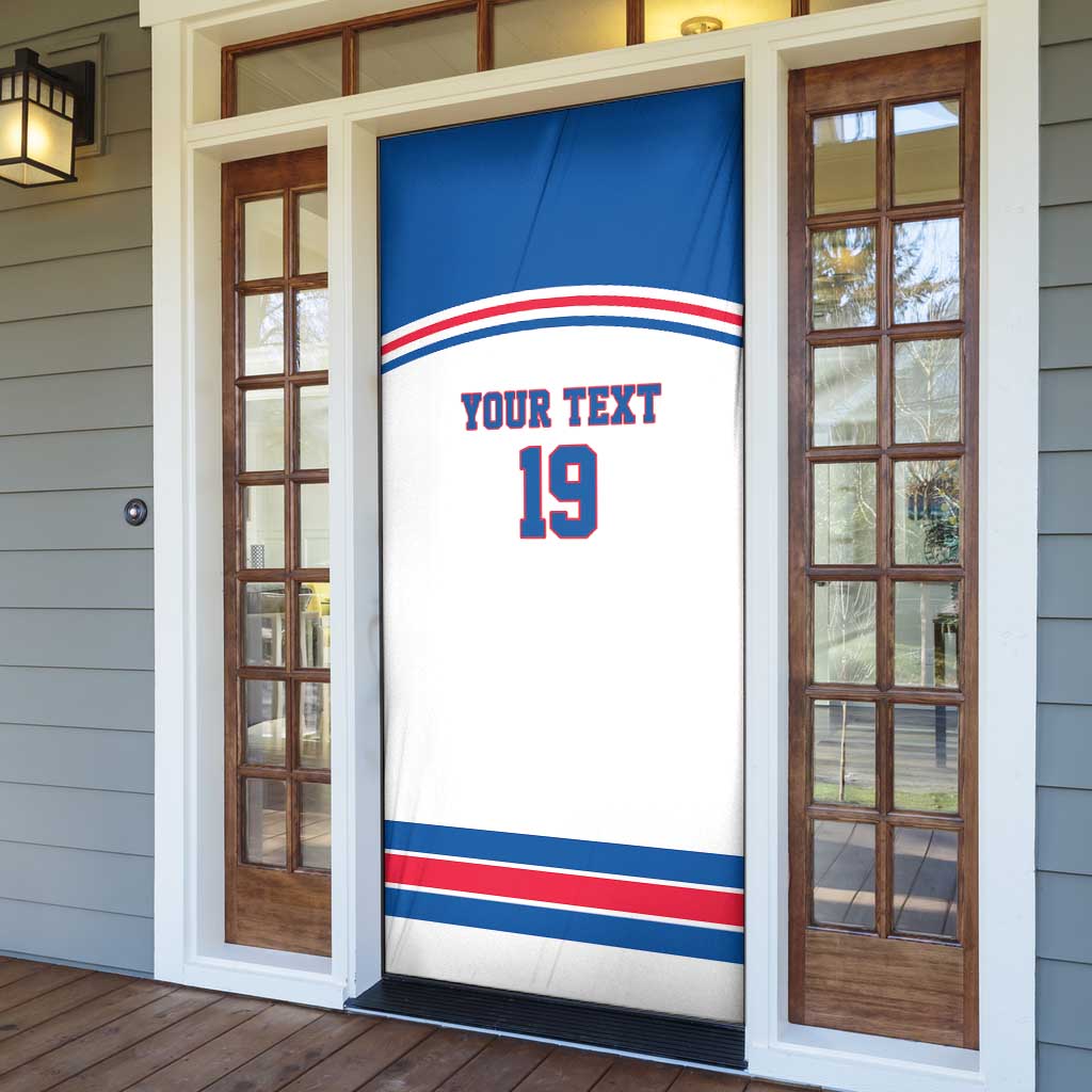 Custom USA Ice Hockey Door Cover Let’s Go Champions