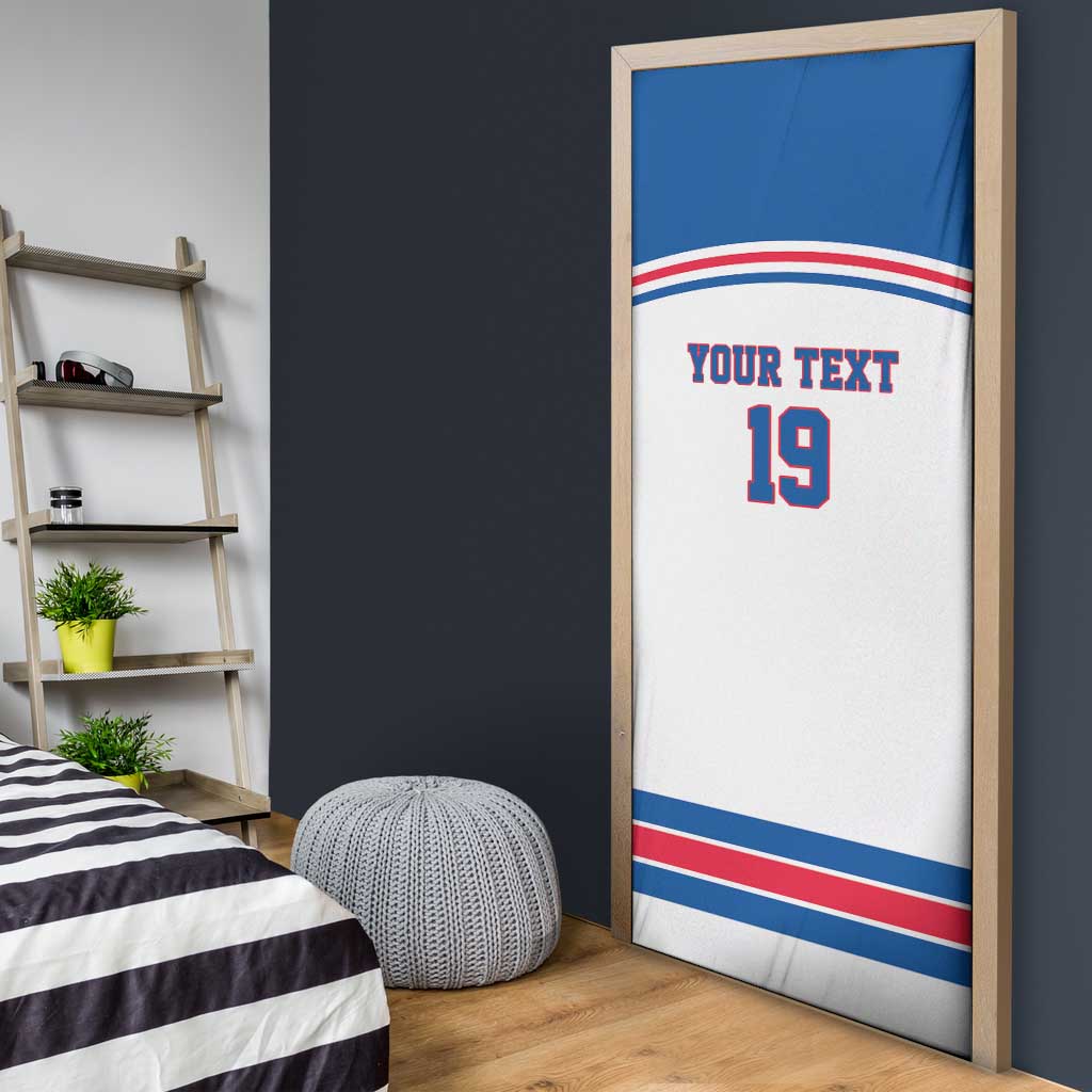 Custom USA Ice Hockey Door Cover Let’s Go Champions