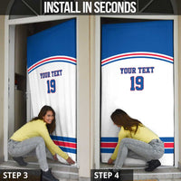 Custom USA Ice Hockey Door Cover Let’s Go Champions