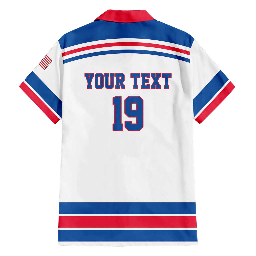 Custom USA Ice Hockey Family Matching Mermaid Dress and Hawaiian Shirt Let’s Go Champions