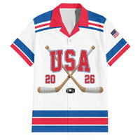 Custom USA Ice Hockey Family Matching Puletasi and Hawaiian Shirt Let’s Go Champions