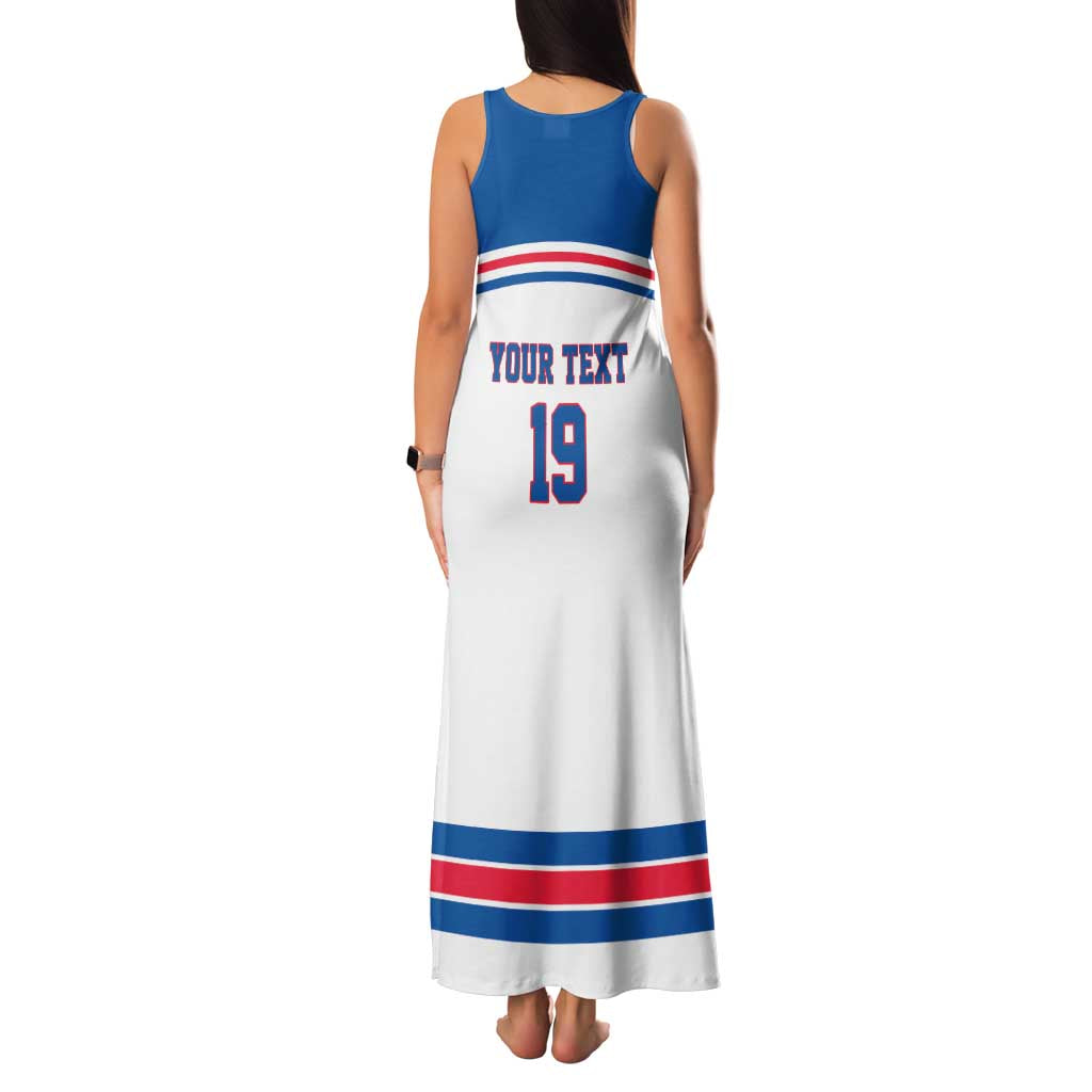 Custom USA Ice Hockey Family Matching Tank Maxi Dress and Hawaiian Shirt Let’s Go Champions